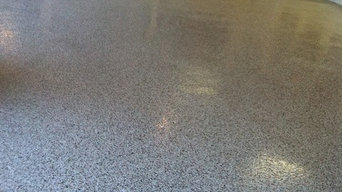 Decorative vinyl color chips Garage Floor