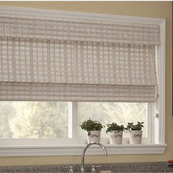 Woven Wood Shades- Bamboo Blinds- Kitchen Ideas - Window Treatments