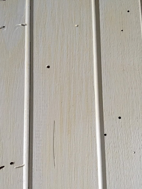 Help please painting over treated wood panels