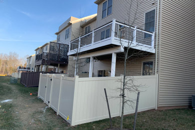 Deck and fence