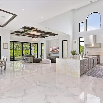 Sleek and Contemporary Kitchen Renovation in Alhambra, CA