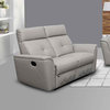 ESF 8501 Loveseat With 2-Recliners, Light Gray