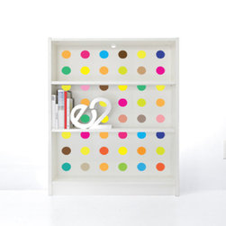 IKEA BILLY Bookcase w/PANYL DotsPANYL Multicolored Dots for IKEA BILLY - Home Decor
