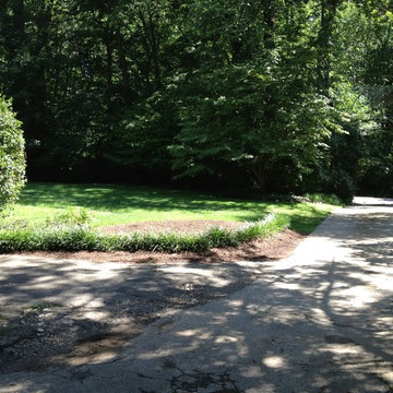 Driveway, Walls Landscaping and LED Lighting