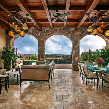 RED interior | The Preserve Way Mediterranean Estate