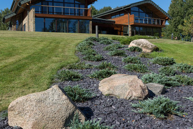 Inspiration for a modern exterior home remodel in Other