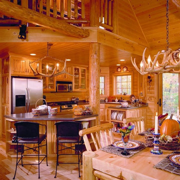 Log Home Kitchens