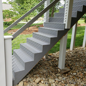 Relaxing Waterside Exterior Remodel, Screen Porch Addition