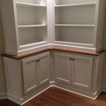 Built-In Base Cabinet and Shelving Units