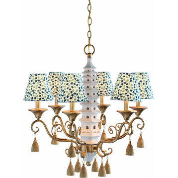 Oh, Pagoda Chandelier - Gold