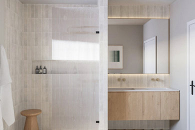 Bathroom - cottage bathroom idea in Boston