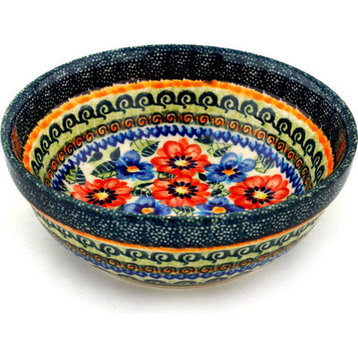 Polmedia Polish Pottery 7" Stoneware Bowl