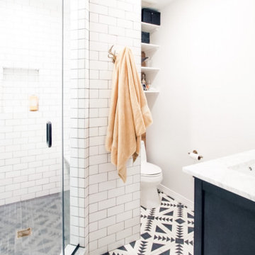 Shiplap Chic Small Bathroom Reno