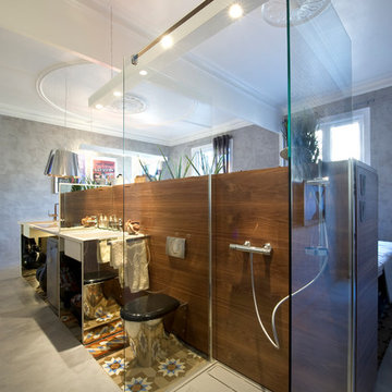 Cuarto de baño estilo loft