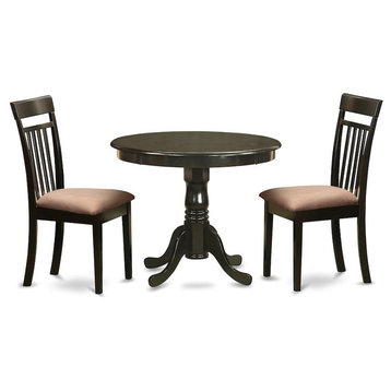 3-Piece Small Kitchen Table Set, Breakfast Nook Plus 2 Dinette Chairs