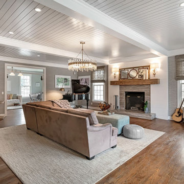 Westport Living Room Remodel with Book Nook