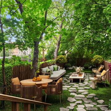 Virtual Staging Examples - Backyards, Patios, Decks & Terraces