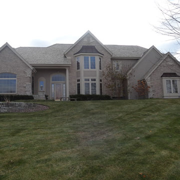 Brick Homes with Tan and Red Trims