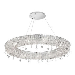 Special Ordered Oval Crystal Chandelier - Chandeliers