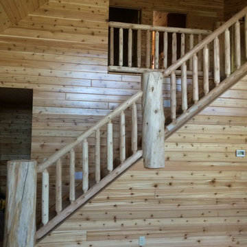 Log Railing