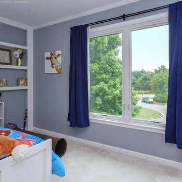 Great Kids Bedroom with New Double Casement Window - Renewal by Andersen Georgia