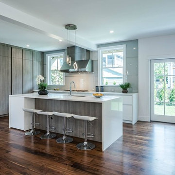 Wide Plank Character Walnut Floor