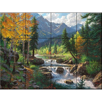 Tile Mural, Mountain Melody, Mk by Mark Keathly