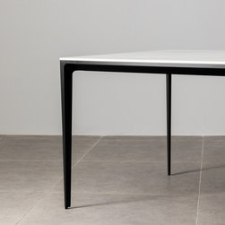 Minimalist Table &ndash; Innovation S - Calcatta / Black - Dining Tables