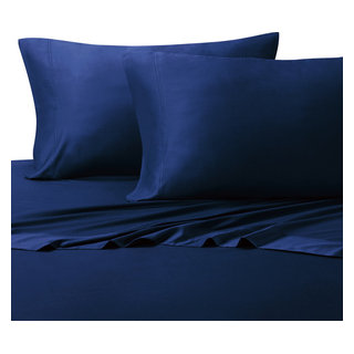 Warm Things Home 300 Thread Count Cotton Sateen Fitted Bottom Sheet Hyacinth / Twin