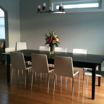 Sleek Black Dining Table