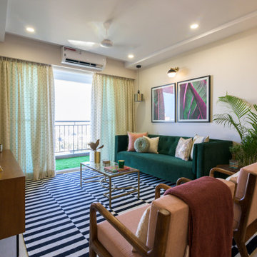 The jewel tone apartment