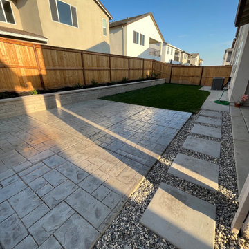 Stamped concrete