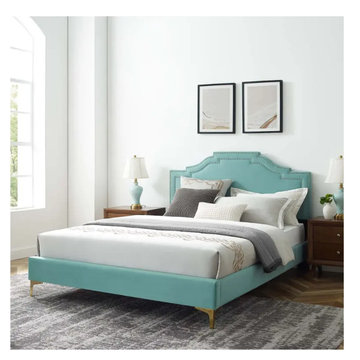 Mod 6850 Min Modway Furniture Adelaide Adelaide Performance Velvet Twin Platform