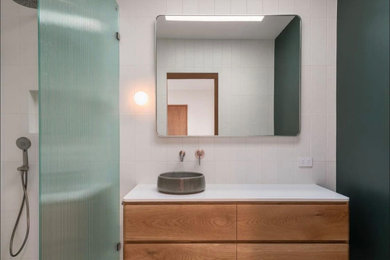 Timber Bathroom Vanities - Eltham Residence