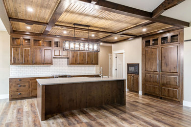 Mountain style kitchen photo in Other
