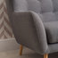 Cooper Retro-Scandinavian Dark Grey Armchair