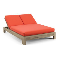 St. Kitts Double Chaise - Outdoor Chaise Lounges