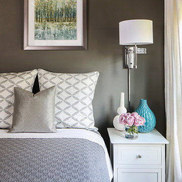 Gray & White Bedroom