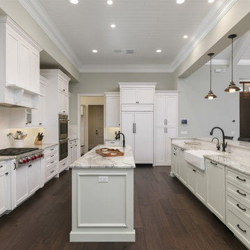 Coastal inspired estate sited on over one acre on Lake Butler in Windermere