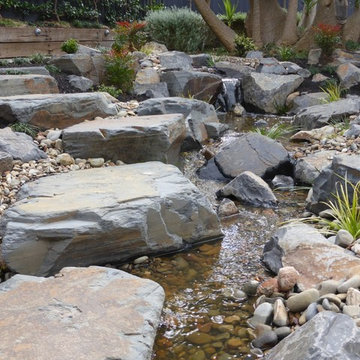 Camberwell Japanese garden stream