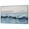 Ren Wil OL1761 Neptune 34" x 57" Nautical and Ocean Painting On Canvas with Pol