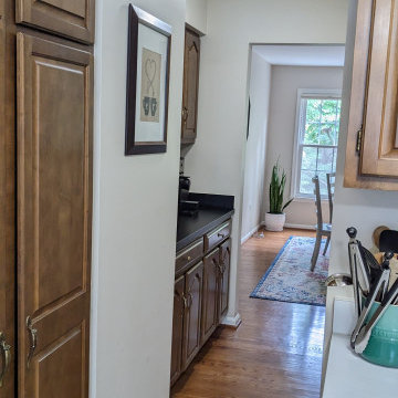McLean Commons Transitional Kitchen and Bathroom Remodel