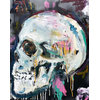 Skull Art 18"x24" Canvas Painting by Matt Pecson