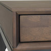 Banting Solid Hardwood Mid Century Desk, Walnut Brown