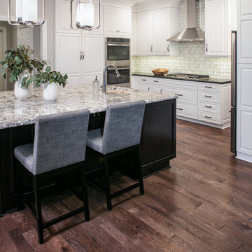 West Omaha Open Concept Kitchen-Living Room Remodel