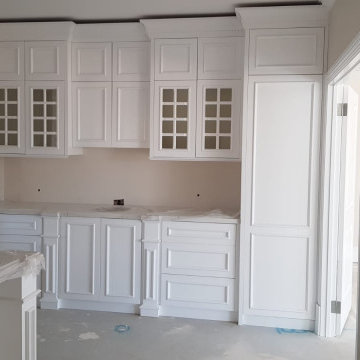 Solid Birch Wood Kitchen Cabinet