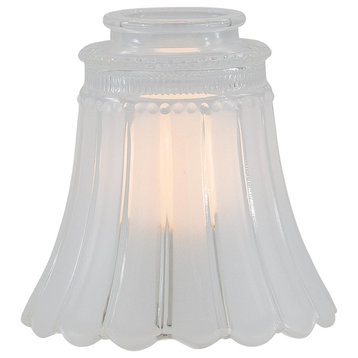 Minka-Aire 2 1/4" Clear/Frosted Glass Shade 2560