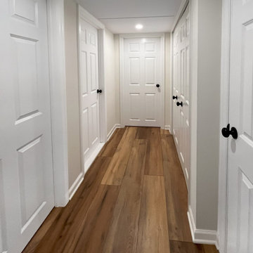Basement Bathroom and Storage, Pennington NJ