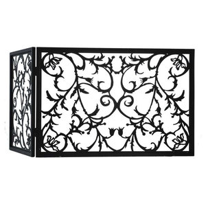 Zygo Tiffany Style 3 Piece Folding Dragonfly Fireplace Screen 44