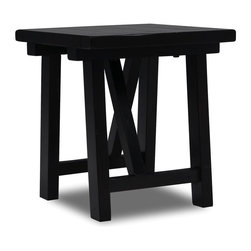 Catania Black End Table - Side Tables And End Tables